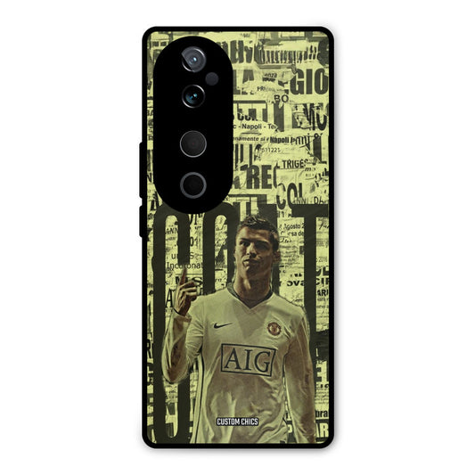 Retro Goat Art Vivo V40 Mobile Back Cover - Sports PrintShield Case