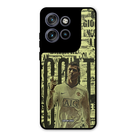 Retro Goat Art Motorola Edge 50 Neo Mobile Back Cover - Sports PrintShield Case