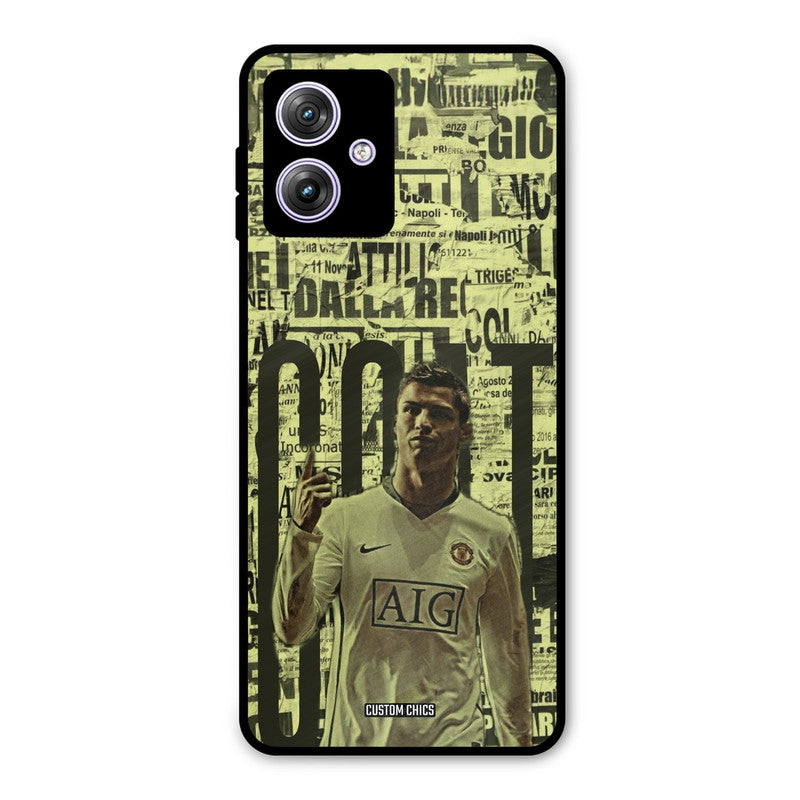 Retro Goat Art Moto G54 Mobile Back Cover - Sports PrintShield Case