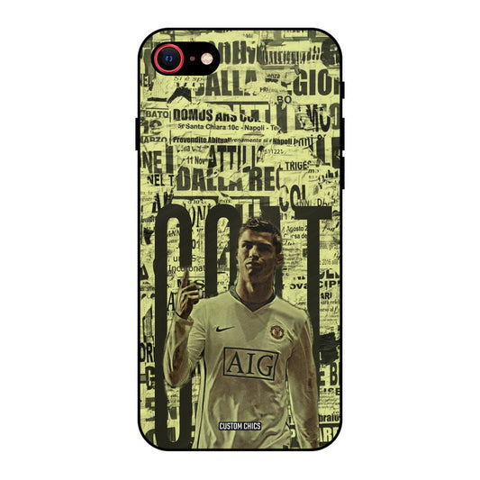 Retro Goat Art iPhone SE 2020 Mobile Back Cover - Sports PrintShield Case