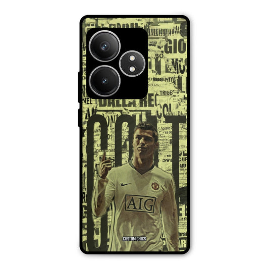 Retro Goat Art Realme GT 6T Mobile Back Cover - Sports PrintShield Case