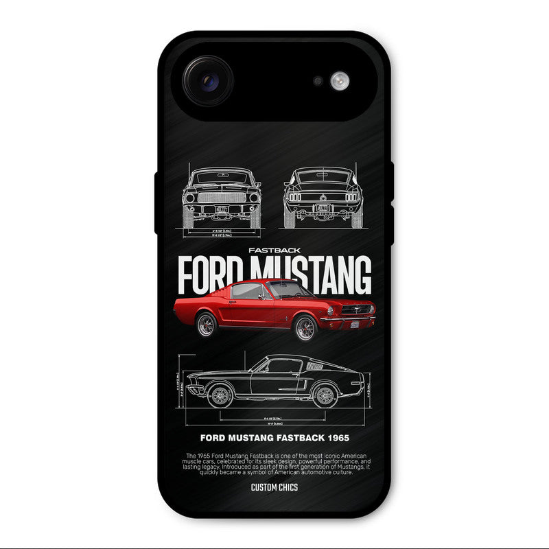 Retro Mustang iPhone Air Mobile Back Cover - Car&Bike PrintShield Case