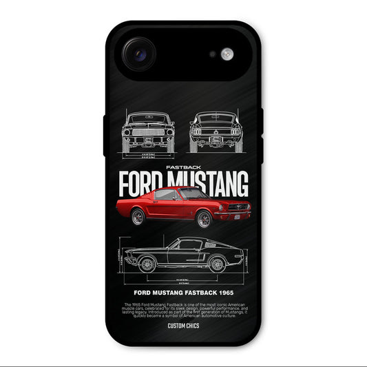 Retro Mustang iPhone Air Mobile Back Cover - Car&Bike PrintShield Case