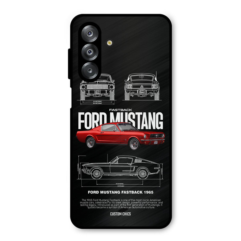 Retro Mustang Samsung Galaxy A26 Mobile Back Cover - Car&Bike PrintShield Case