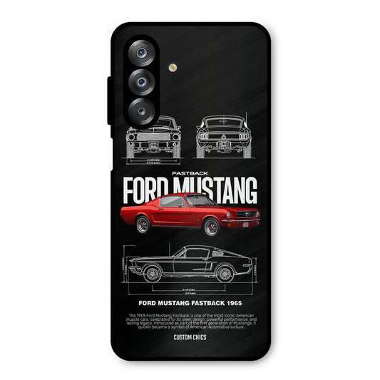 Retro Mustang Samsung Galaxy A26 Mobile Back Cover - Car&Bike PrintShield Case