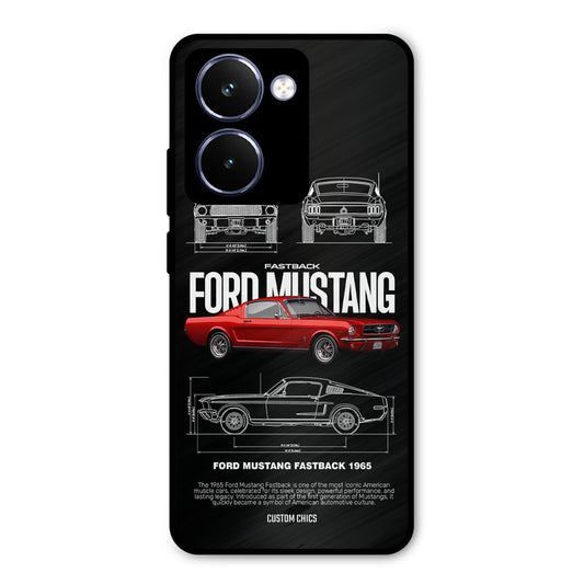 Retro Mustang Realme P3 Ultra Mobile Back Cover - Car&Bike PrintShield Case
