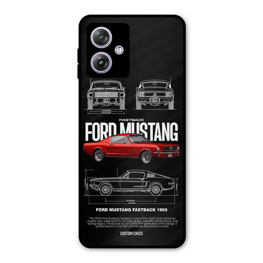 Retro Mustang Motorola G64 5G Mobile Back Cover - Car&Bike PrintShield Case