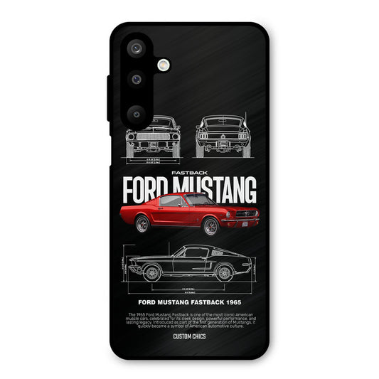 Retro Mustang Samsung Galaxy M16 Mobile Back Cover - Car&Bike PrintShield Case