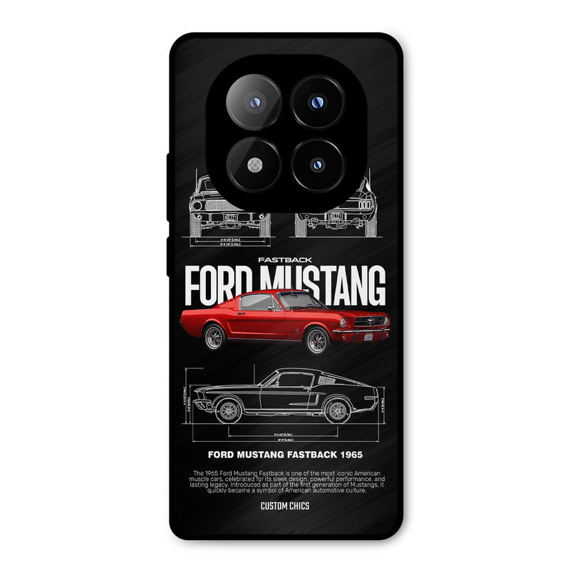 Retro Mustang Redmi Note 14 Pro Plus 5G Mobile Back Cover - Car&Bike PrintShield Case