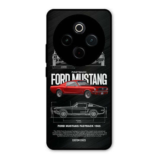 Retro Mustang iQoo Z10 Mobile Back Cover - Car&Bike PrintShield Case