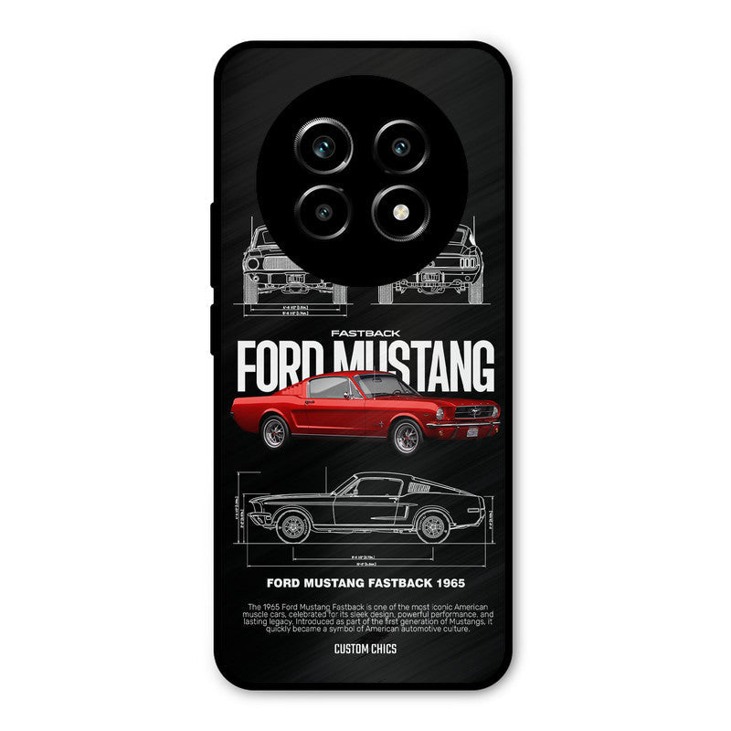 Retro Mustang Realme 14 Pro lite Mobile Back Cover - Car&Bike PrintShield Case