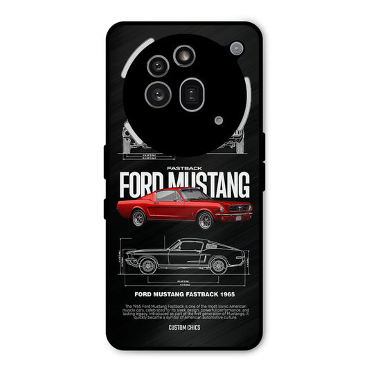 Retro Mustang Nothing Phone 3A Pro Mobile Back Cover - Car&Bike PrintShield Case