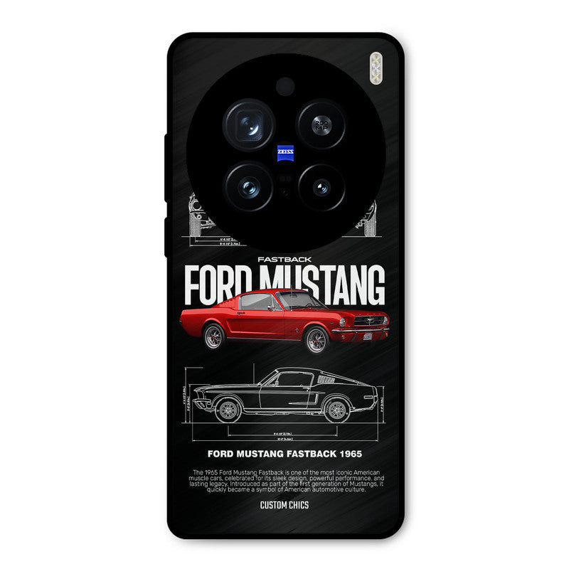 Retro Mustang Vivo X200 Pro Mobile Back Cover - Car&Bike PrintShield Case