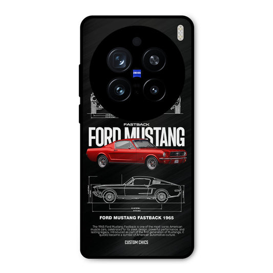 Retro Mustang Vivo X200 Pro Mobile Back Cover - Car&Bike PrintShield Case