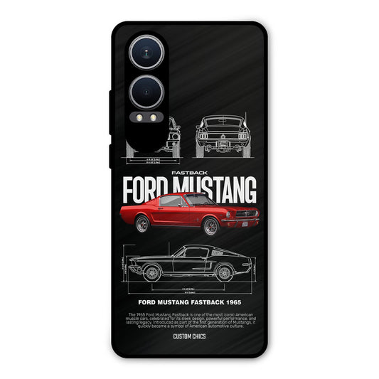 Retro Mustang Oneplus Nord CE4 Lite Mobile Back Cover - Car&Bike PrintShield Case