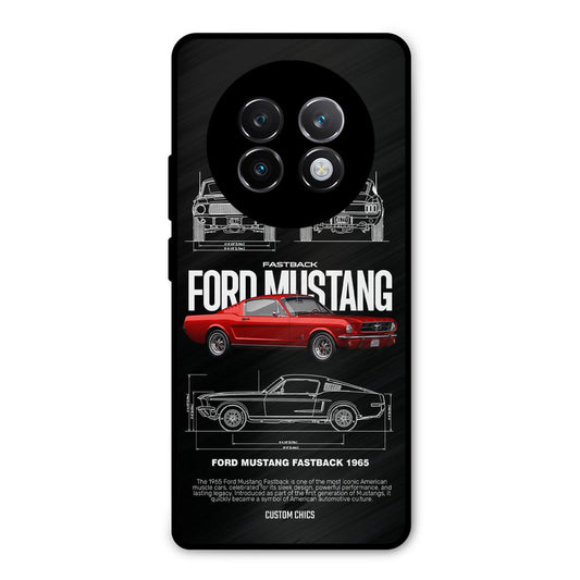Retro Mustang Realme 13 Plus Mobile Back Cover - Car&Bike PrintShield Case
