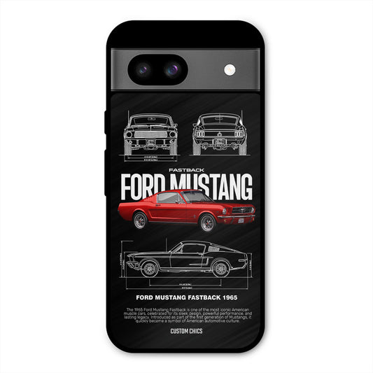 Retro Mustang Google Pixel 8a Mobile Back Cover - Car&Bike PrintShield Case