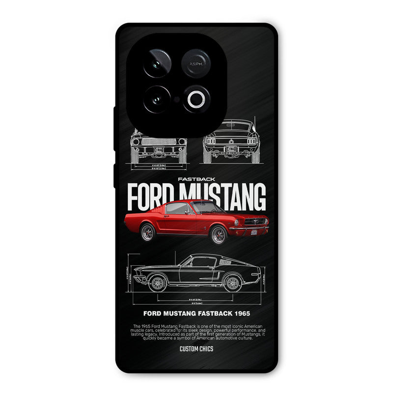 Retro Mustang iQOO Neo 10 Mobile Back Cover - Car&Bike PrintShield Case