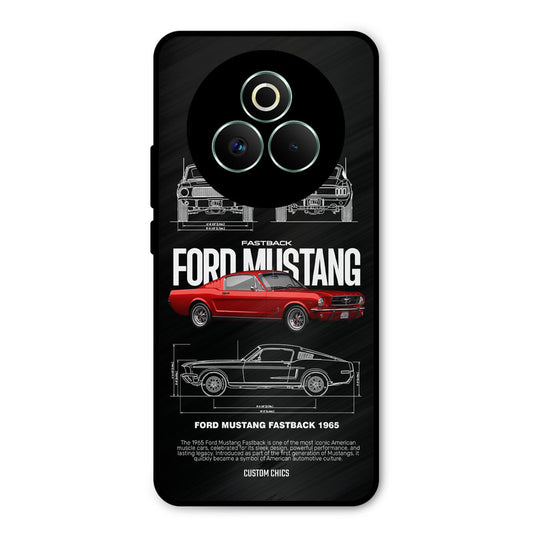 Retro Mustang Realme P3 Pro 5G Mobile Back Cover - Car&Bike PrintShield Case