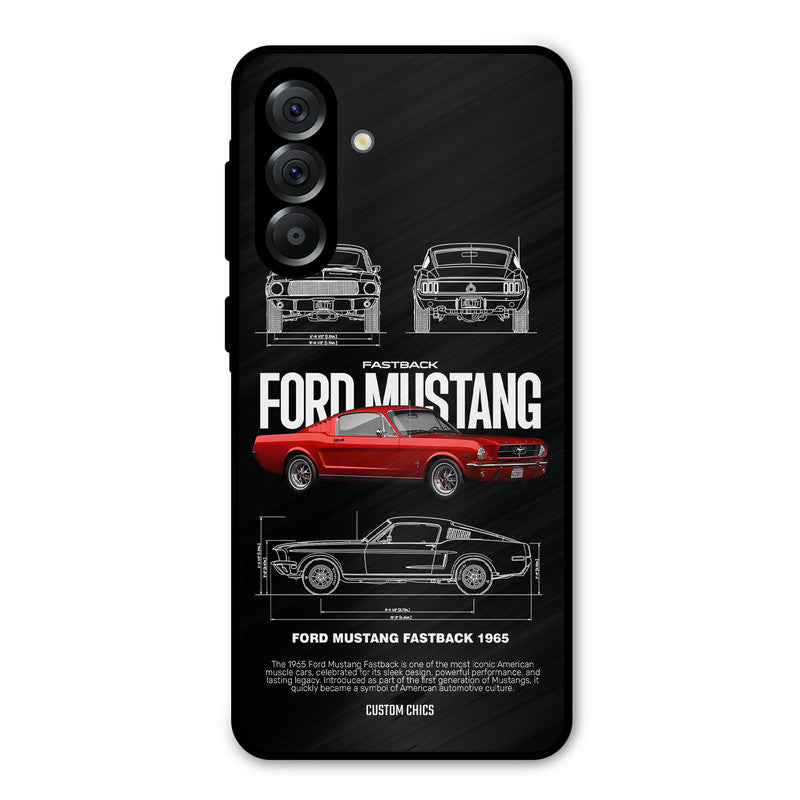 Retro Mustang Samsung Galaxy A36 Mobile Back Cover - Car&Bike PrintShield Case
