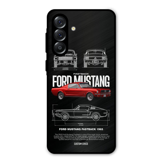 Retro Mustang Samsung Galaxy A36 Mobile Back Cover - Car&Bike PrintShield Case