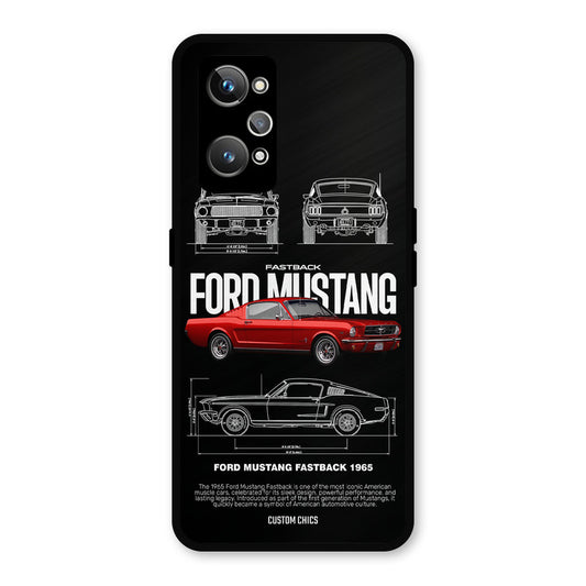 Retro Mustang Realme GT Neo 2 Mobile Back Cover - Car&Bike PrintShield Case