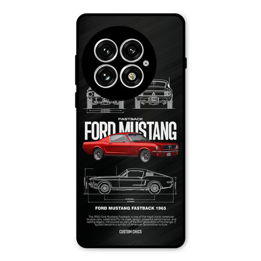 Retro Mustang Oneplus 13 Mobile Back Cover - Car&Bike PrintShield Case