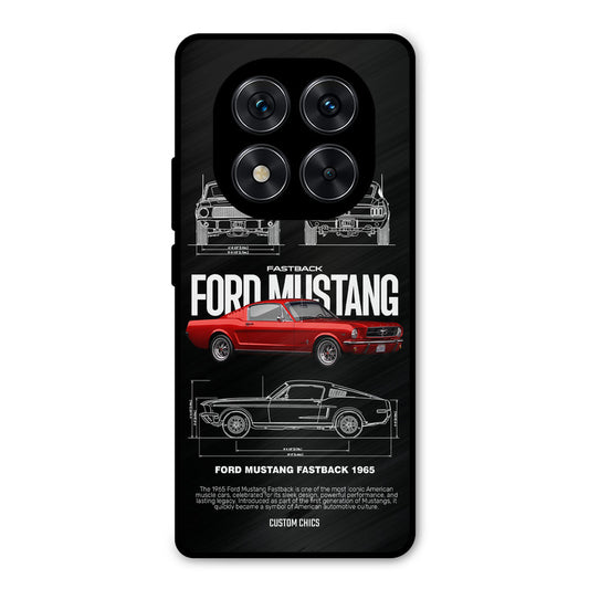 Retro Mustang Redmi Note 14 Pro Mobile Back Cover - Car&Bike PrintShield Case
