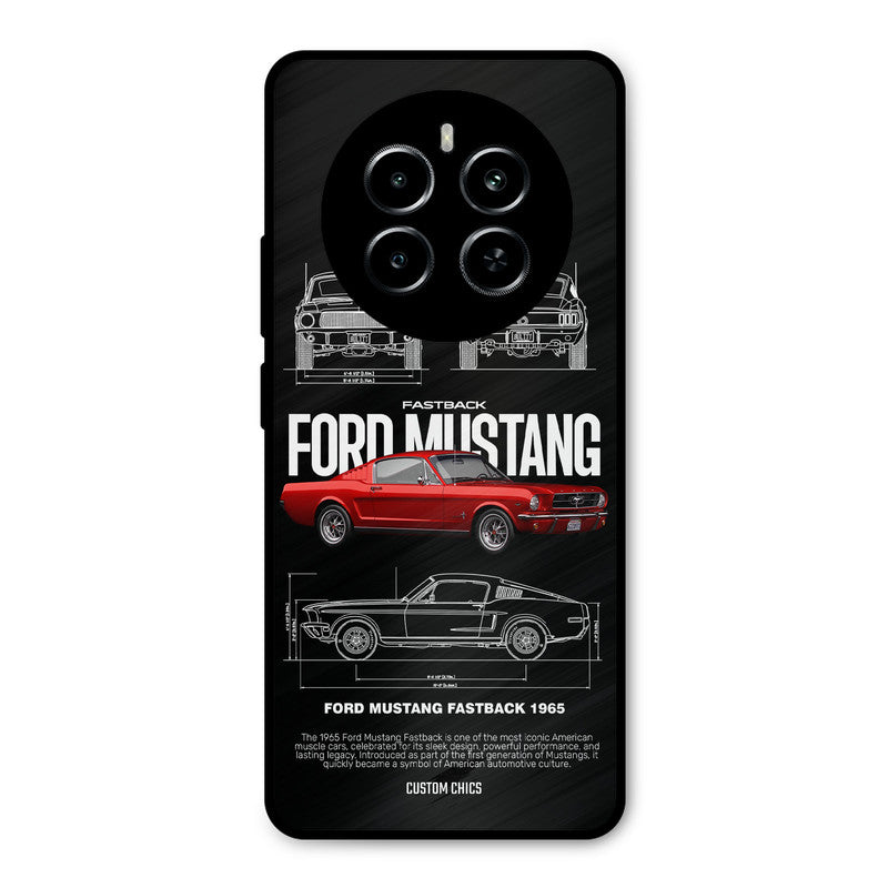 Retro Mustang Realme P1 5G Mobile Back Cover - Car&Bike PrintShield Case