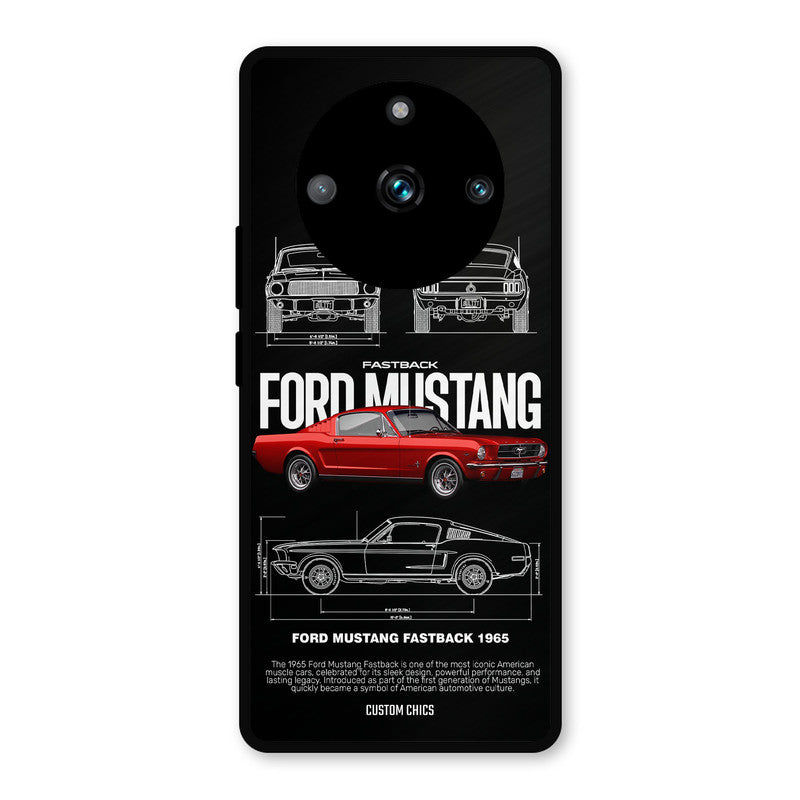 Retro Mustang Realme 11 Pro Plus Mobile Back Cover - Car&Bike PrintShield Case