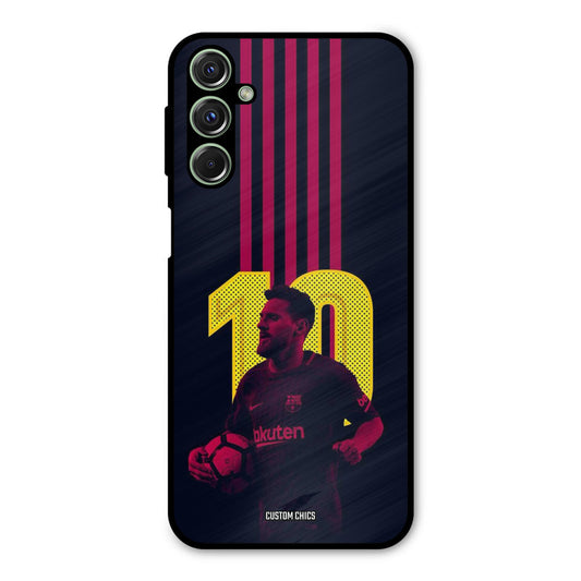 Retro Style Messi Samsung Galaxy M34 Mobile Back Cover - Sports PrintShield Case