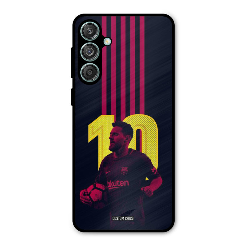 Retro Style Messi Samsung Galaxy M55 5G Mobile Back Cover - Sports PrintShield Case