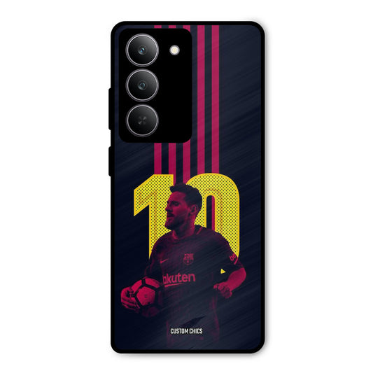 Retro Style Messi Realme 14x Mobile Back Cover - Sports PrintShield Case