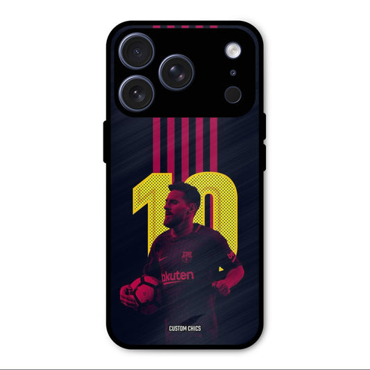 Retro Style Messi iPhone 17 Pro Max Mobile Back Cover - Sports PrintShield Case