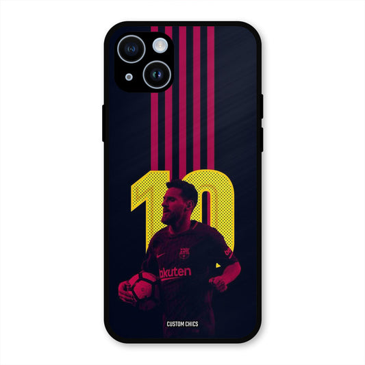 Retro Style Messi  iPhone 14 Mobile Back Cover - Sports PrintShield Case