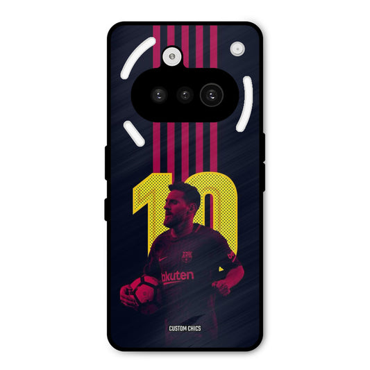 Retro Style Messi Nothing Phone 3A Mobile Back Cover - Sports PrintShield Case