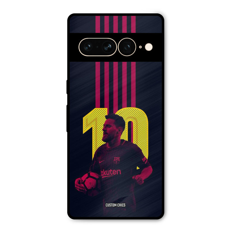 Retro Style Messi Google Pixel 7 Pro Mobile Back Cover - Sports PrintShield Case