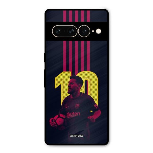Retro Style Messi Google Pixel 7 Pro Mobile Back Cover - Sports PrintShield Case