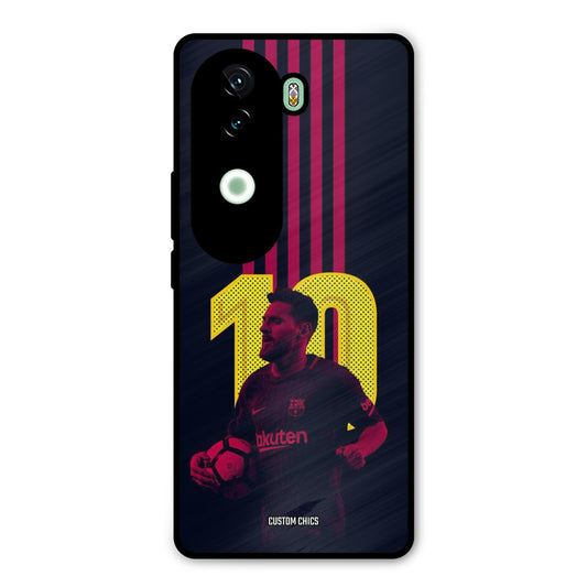 Retro Style Messi iQOO Z9s Mobile Back Cover - Sports PrintShield Case