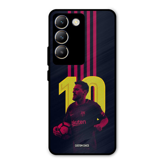 Retro Style Messi Vivo Y200e Mobile Back Cover - Sports PrintShield Case