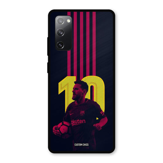 Retro Style Messi Samsung Galaxy S20 FE 5G Mobile Back Cover - Sports PrintShield Case