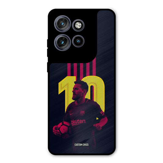 Retro Style Messi Motorola Edge 50 Neo Mobile Back Cover - Sports PrintShield Case