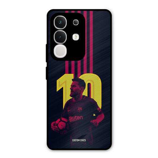 Retro Style Messi Vivo T4x Mobile Back Cover - Sports PrintShield Case