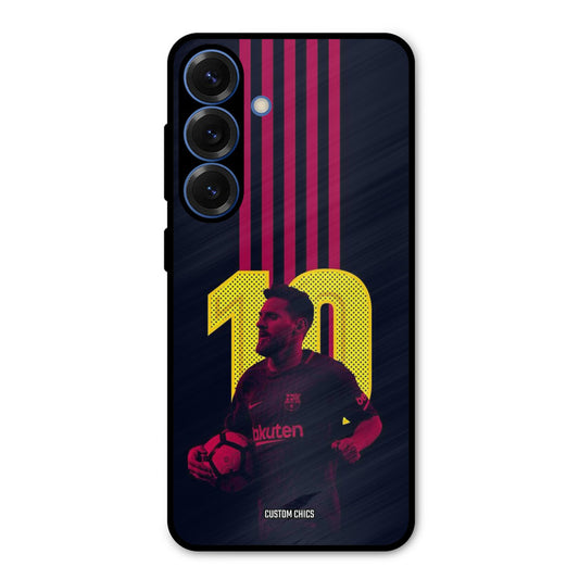 Retro Style Messi Samsung Galaxy S25 Plus Mobile Back Cover - Sports PrintShield Case