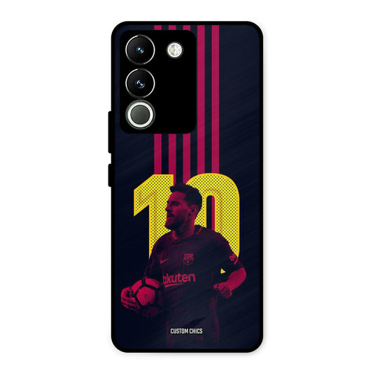 Retro Style Messi Vivo Y200 Mobile Back Cover - Sports PrintShield Case