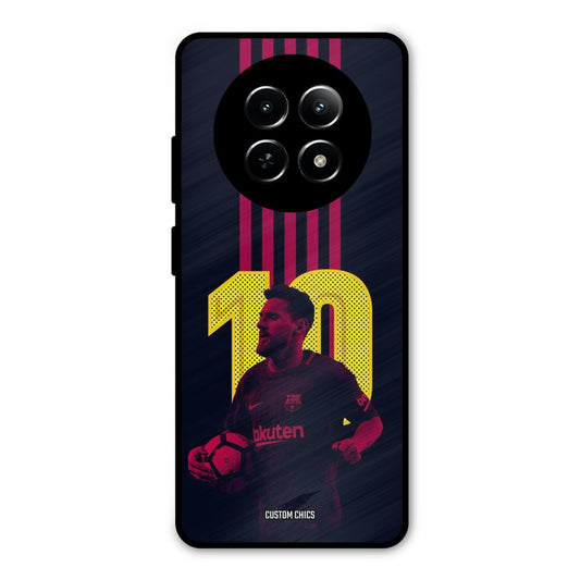 Retro Style Messi Realme Narzo N65 Mobile Back Cover - Sports PrintShield Case