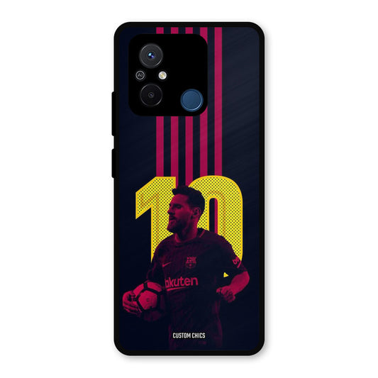 Retro Style Messi Redmi 12c Mobile Back Cover - Sports PrintShield Case