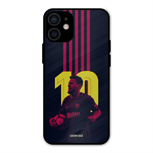 Retro Style Messi iPhone 12 Mini Mobile Back Cover - Sports PrintShield Case