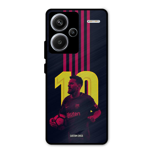 Retro Style Messi Redmi Note 13 Pro Plus Mobile Back Cover - Sports PrintShield Case
