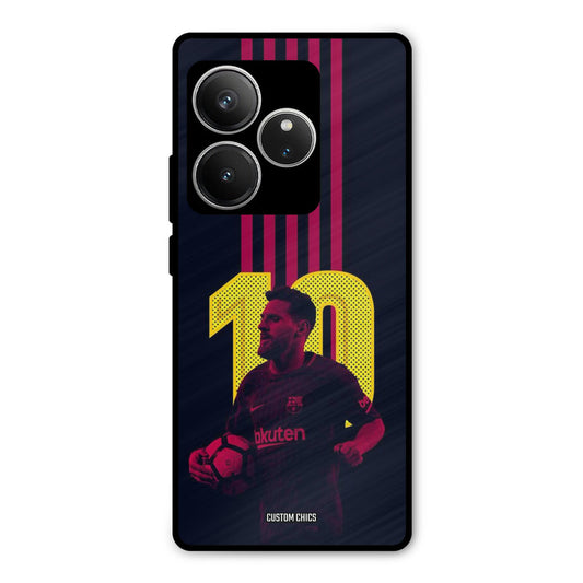 Retro Style Messi Realme GT 6 Mobile Back Cover - Sports PrintShield Case